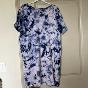 Old Navy Tie Dye Shirt Dress- never worn